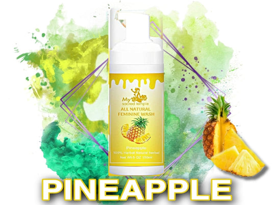 Natural feminine wash pineapple