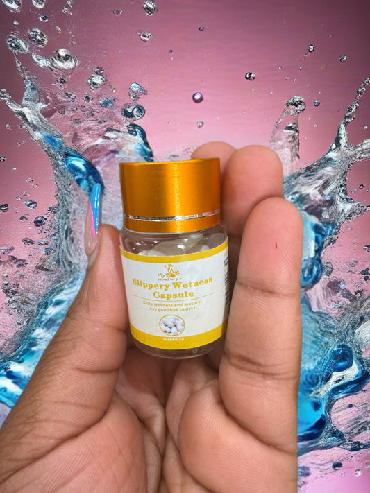 Slippery elm wetness capsule
